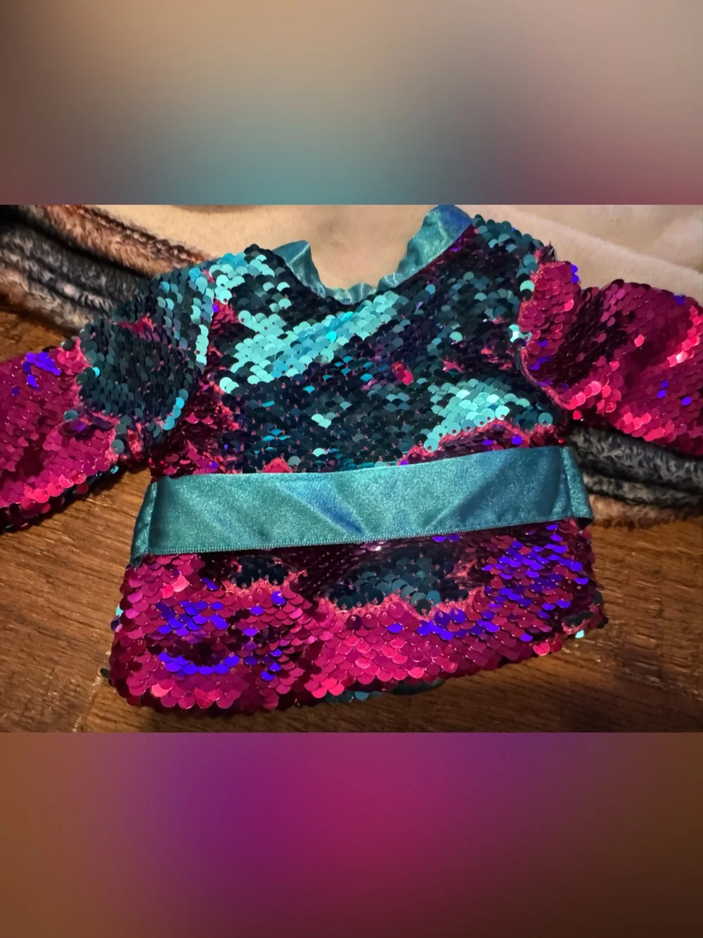 American Girl sequined jacket
